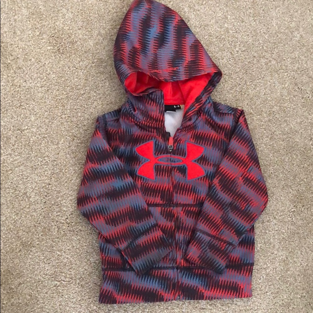 Boys under armour zip up